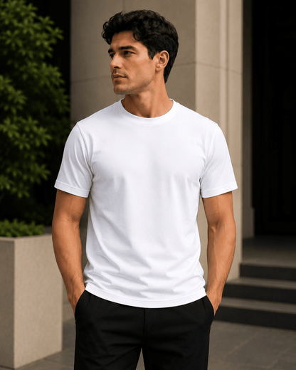 Plain Regular Fit T-Shirt | Core Solids Collection