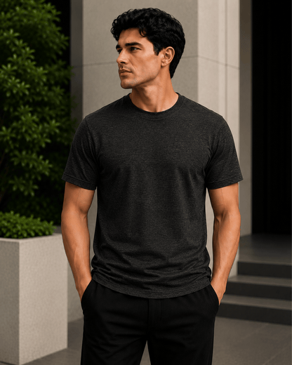 Plain Regular Fit T-Shirt | Core Solids Collection