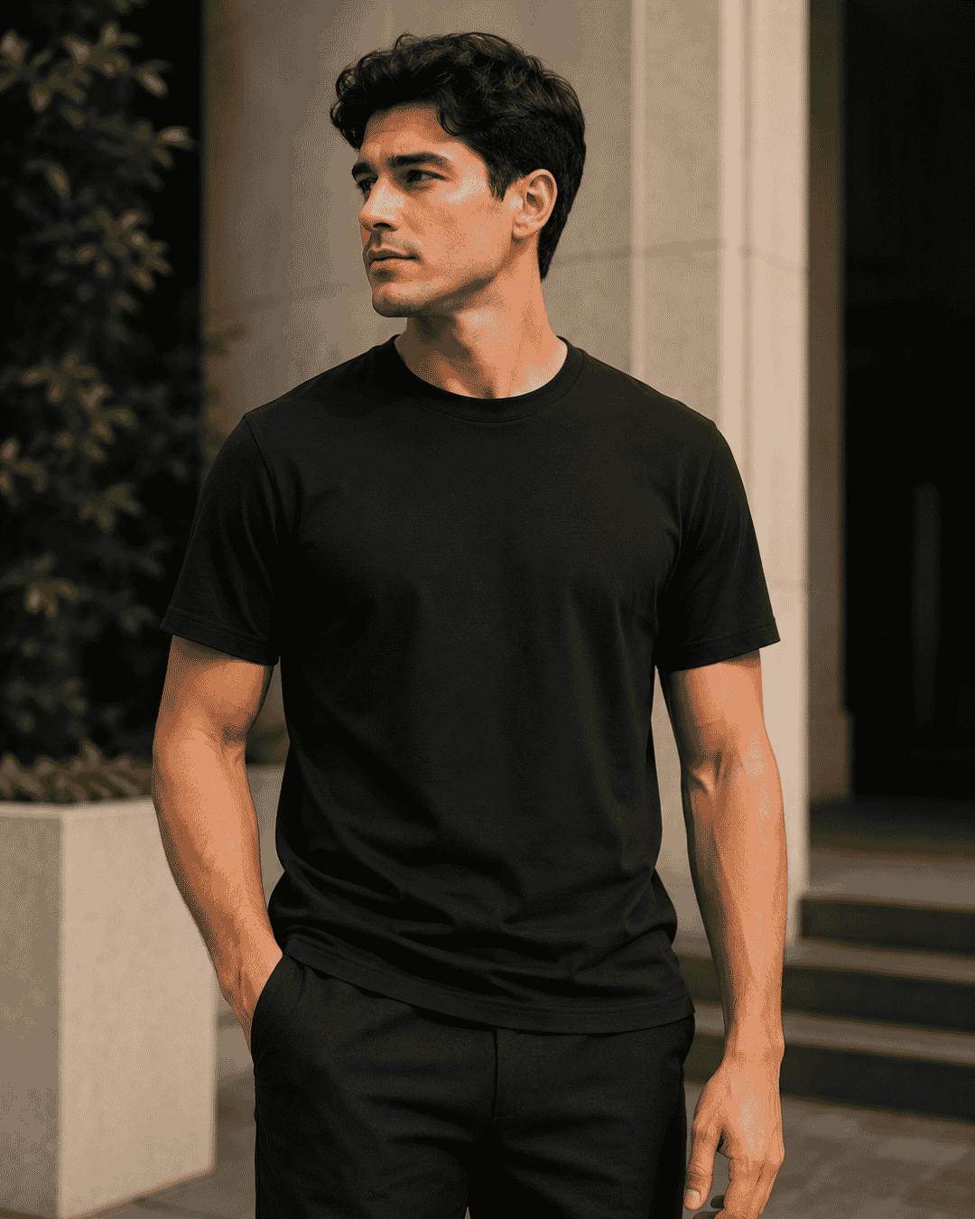 Plain Regular Fit T-Shirt | Core Solids Collection