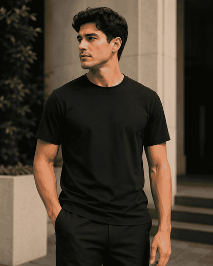 Plain Regular Fit T-Shirt | Core Solids Collection